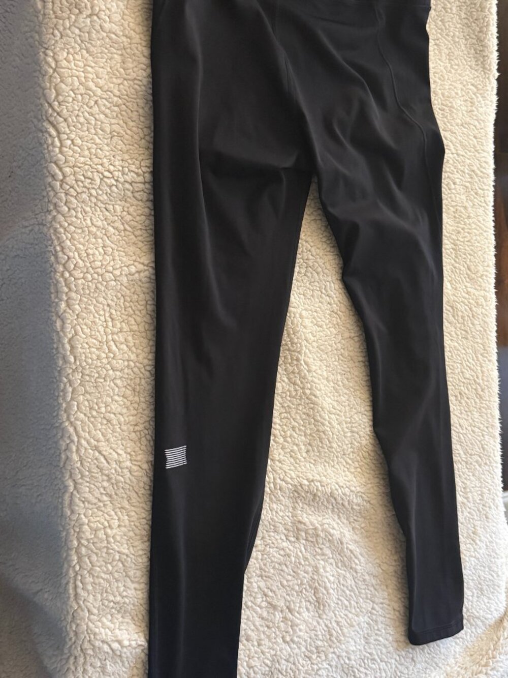 Savage X Fenty Sport Lineup High-Waist Leggings — Black — Size L (US 12-14)